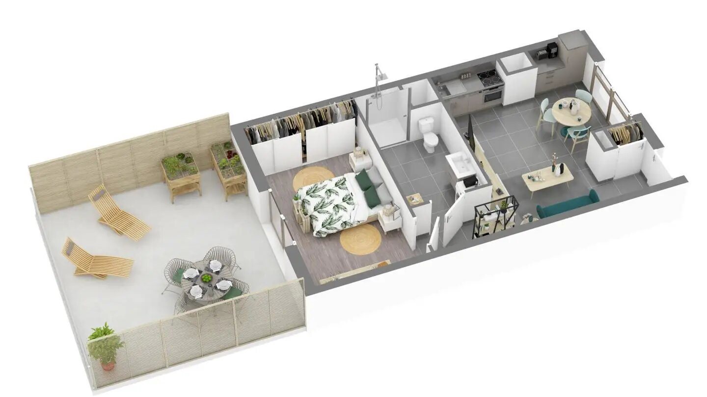 Appartement à louer, 46m², Dijon