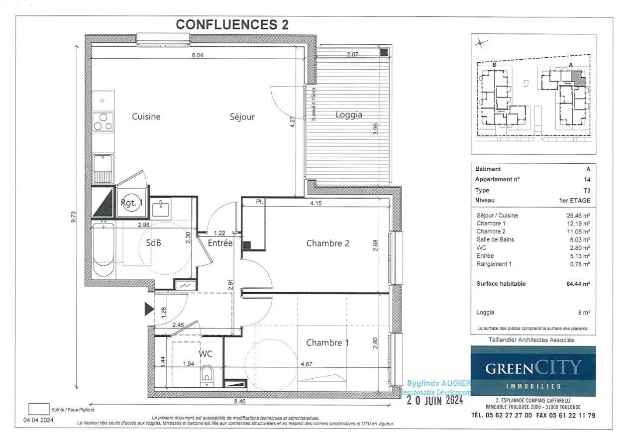 Appartement à louer, 65m², Labarthe-sur-Lèze