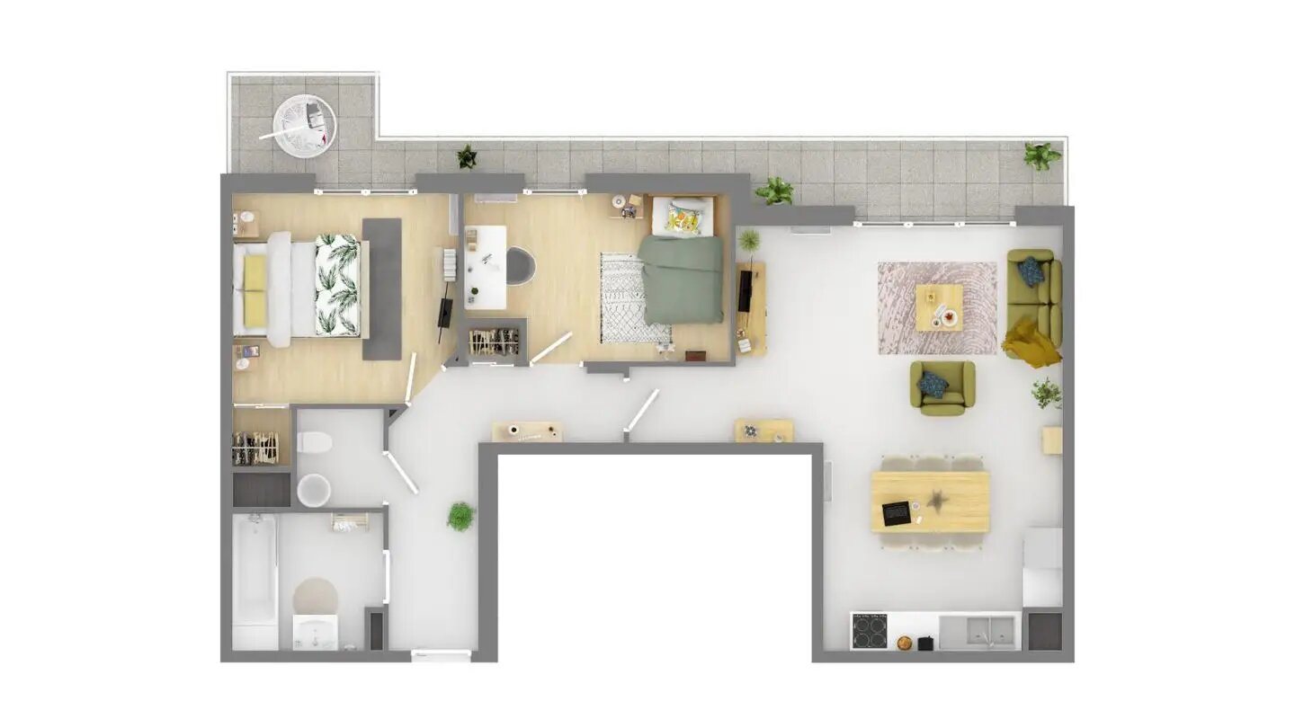 Appartement à louer, 64m², Annemasse