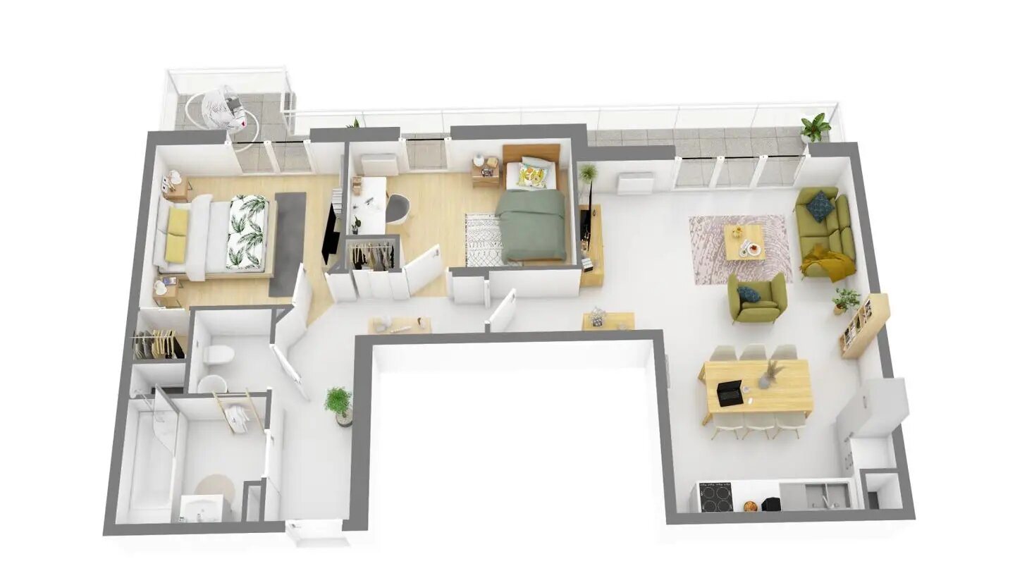 Appartement à louer, 64m², Annemasse