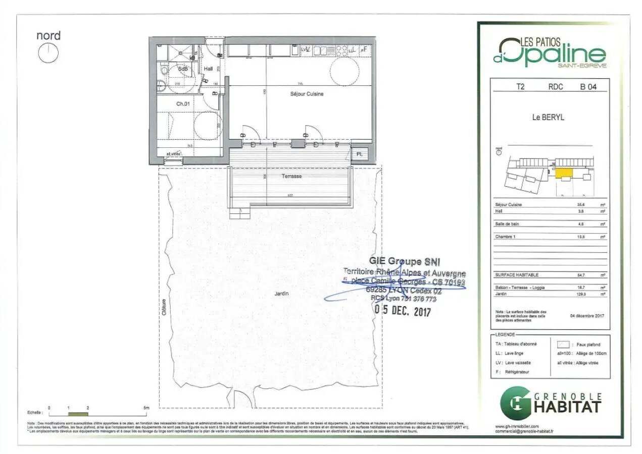 Appartement à louer, 43m², Saint-Egrève
