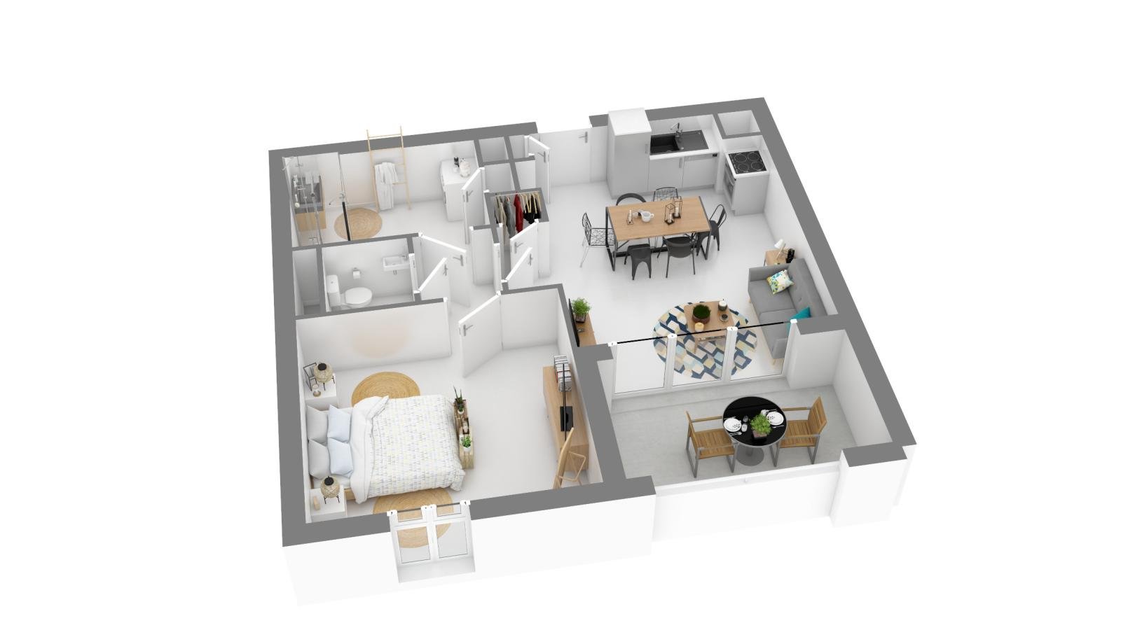 Appartement à louer, 43m², Aix-en-Provence