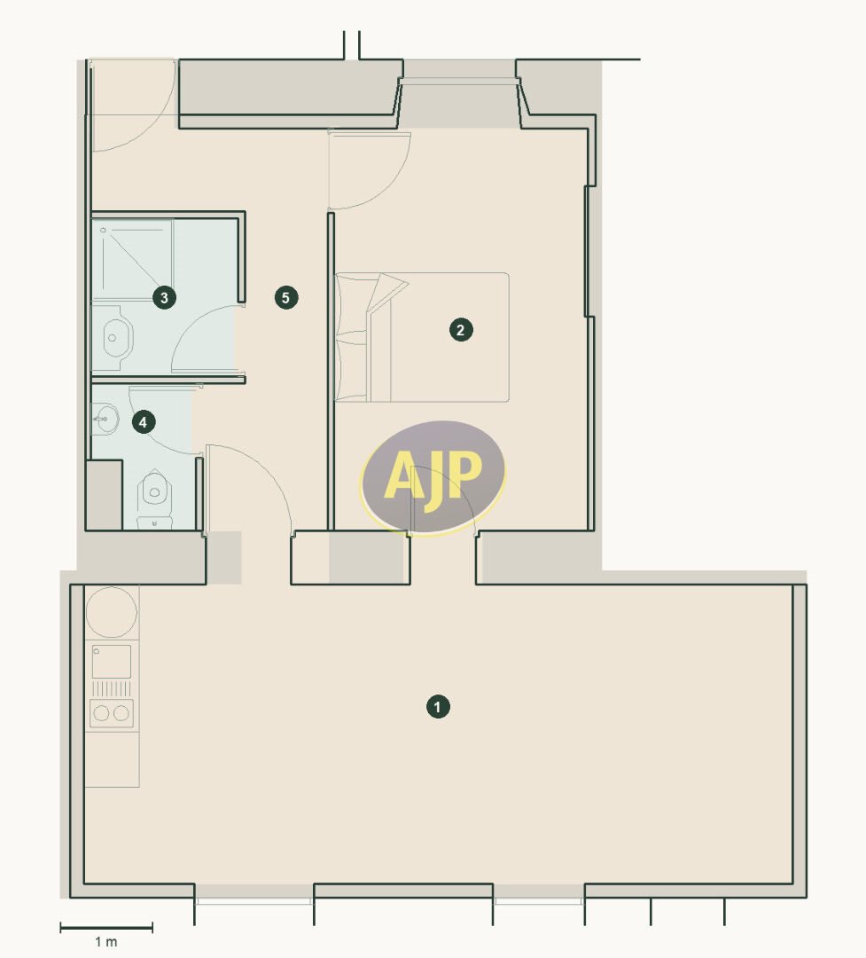 Appartement à vendre, 47m², Bordeaux
