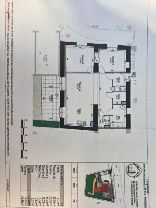 Appartement à louer, 79m², Mézériat