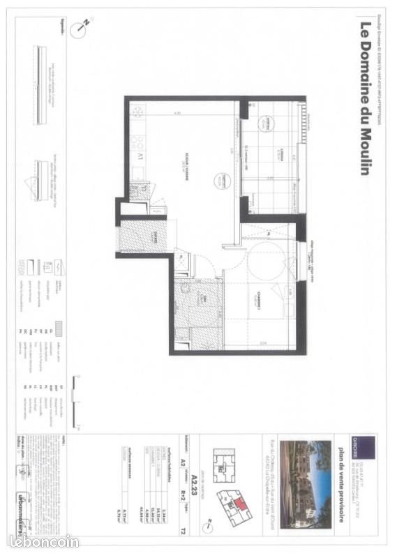 Appartement à louer, 44m², La Chapelle-sur-Erdre