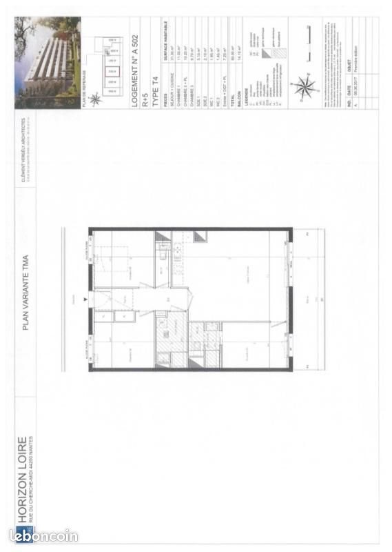 Appartement à louer, 80m², Nantes