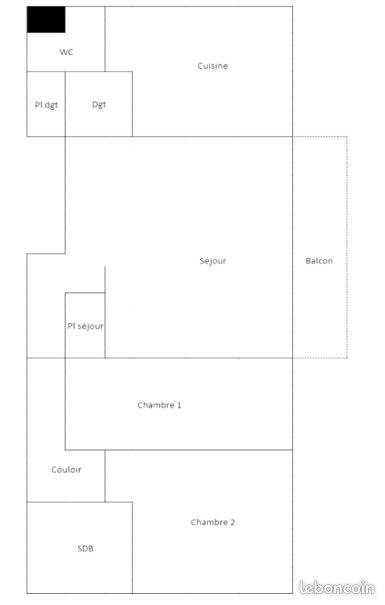 Appartement à louer, 64m², Dijon
