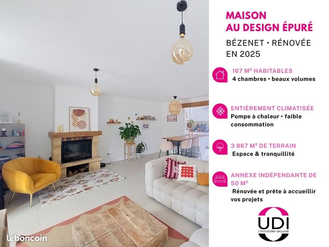 Maison à vendre, 167m², Bézenet