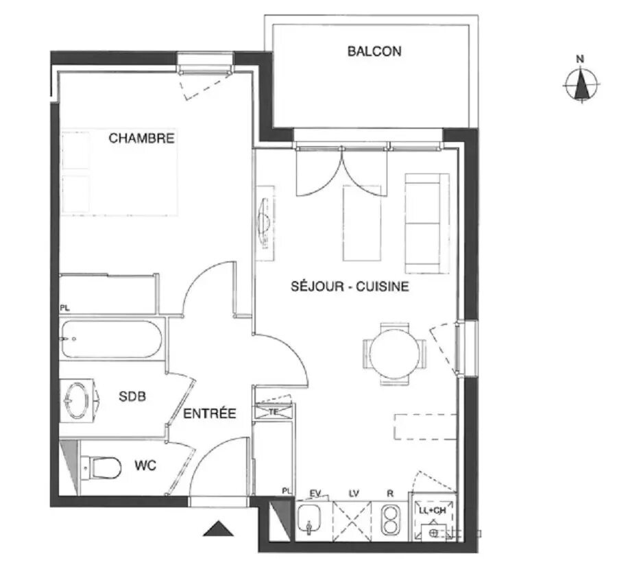 Appartement à vendre, 40m², Parempuyre