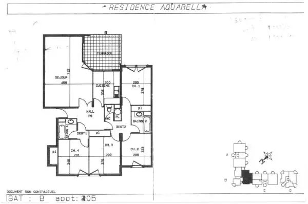 Appartement à louer, 107m², Lattes