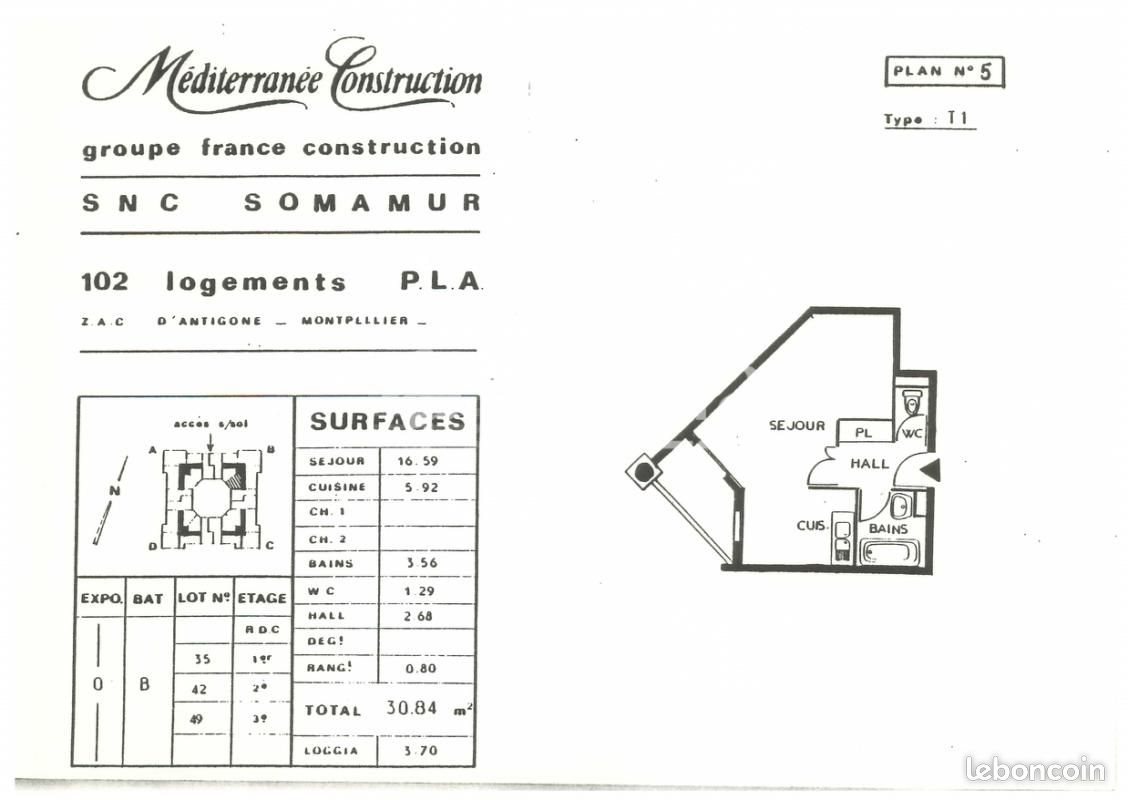 Appartement à louer, 30m², Montpellier