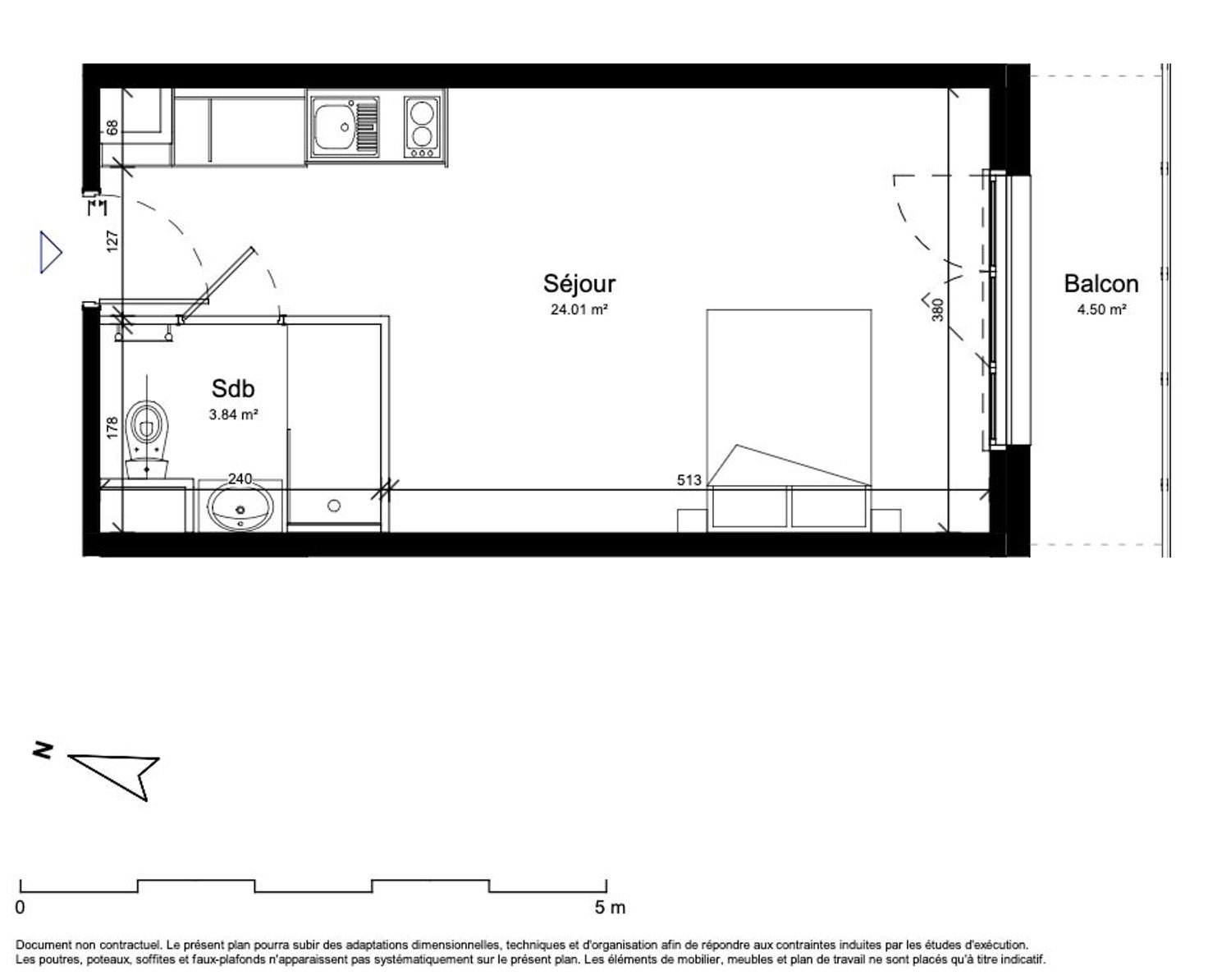 Appartement à vendre, 28m², La Roche-sur-Yon