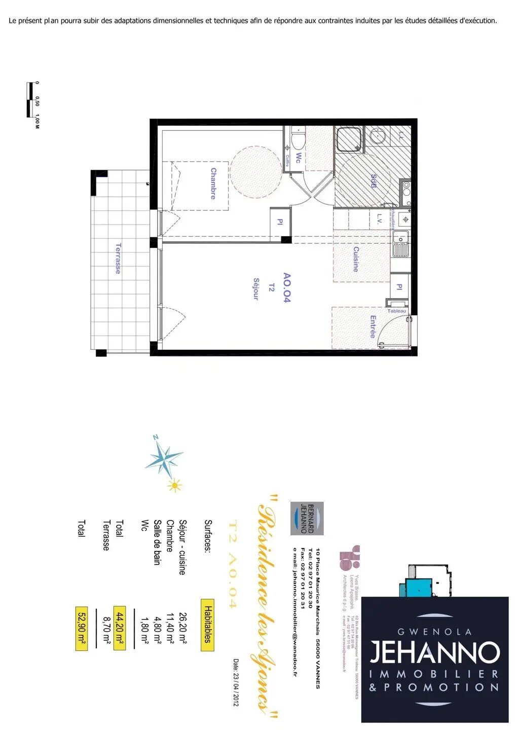 Appartement à vendre, 43m², Pluneret