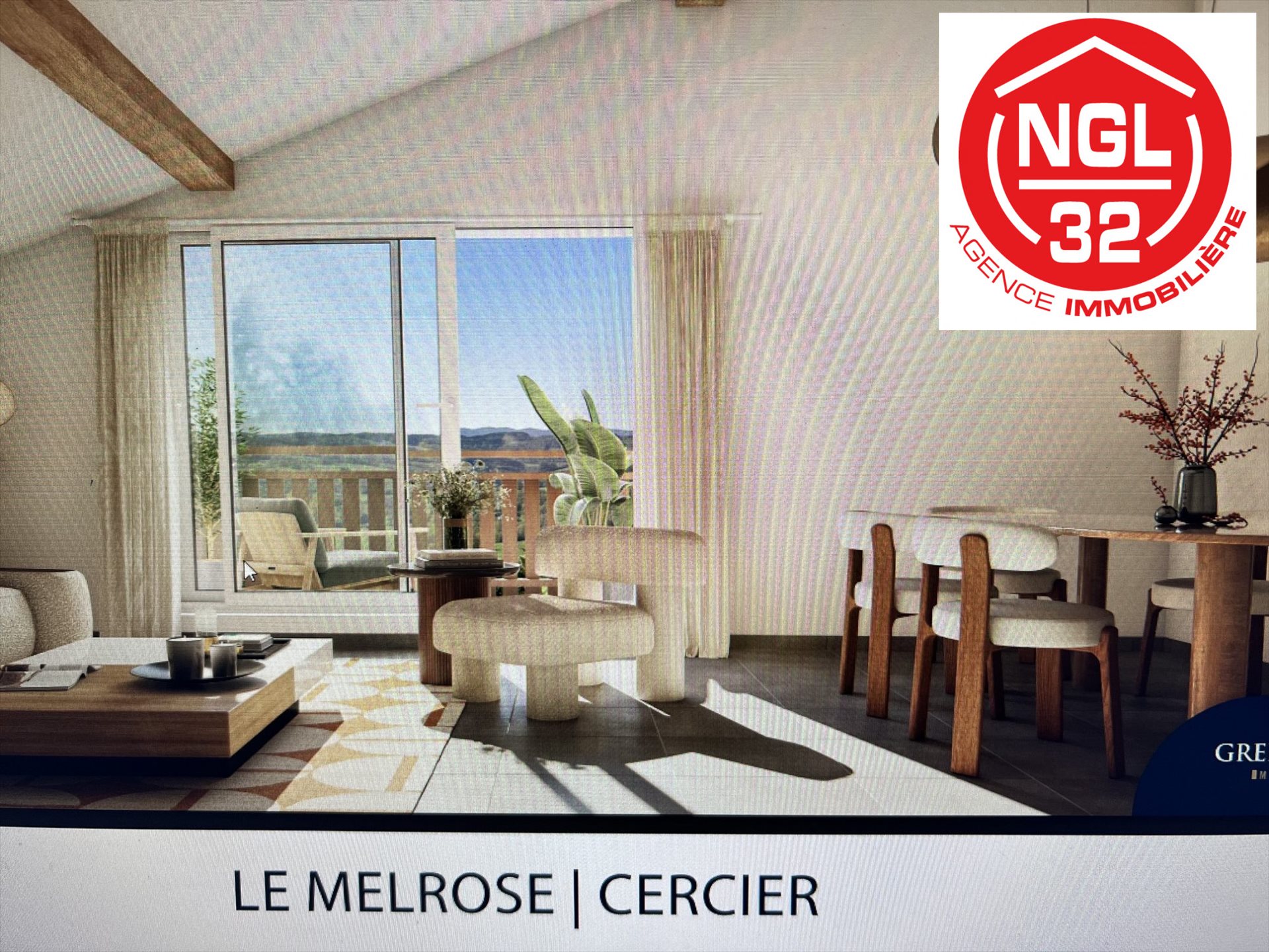 Appartement à vendre, 56m², Cercier