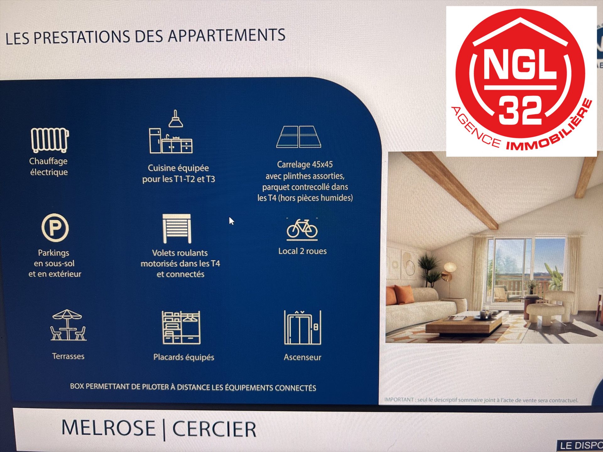Appartement à vendre, 56m², Cercier