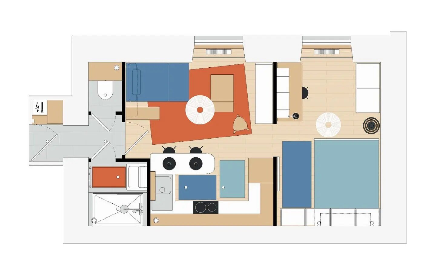 Appartement à louer, 28m², Nantes