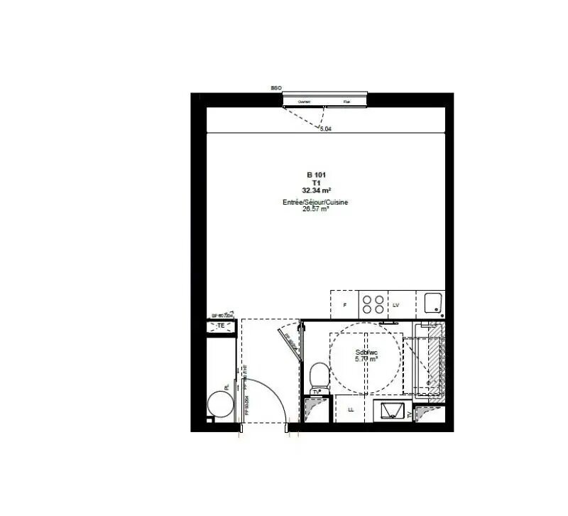 Appartement à louer, 32m², Albertville