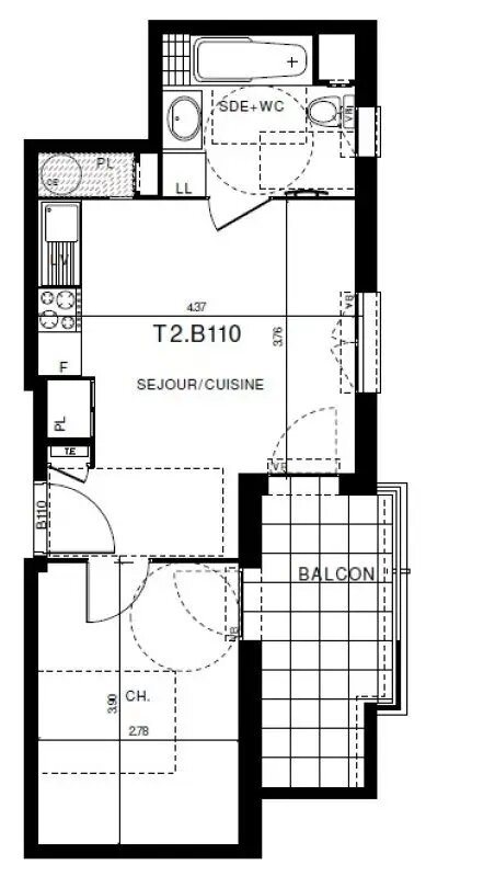 Appartement à louer, 36m², Clermont-Ferrand