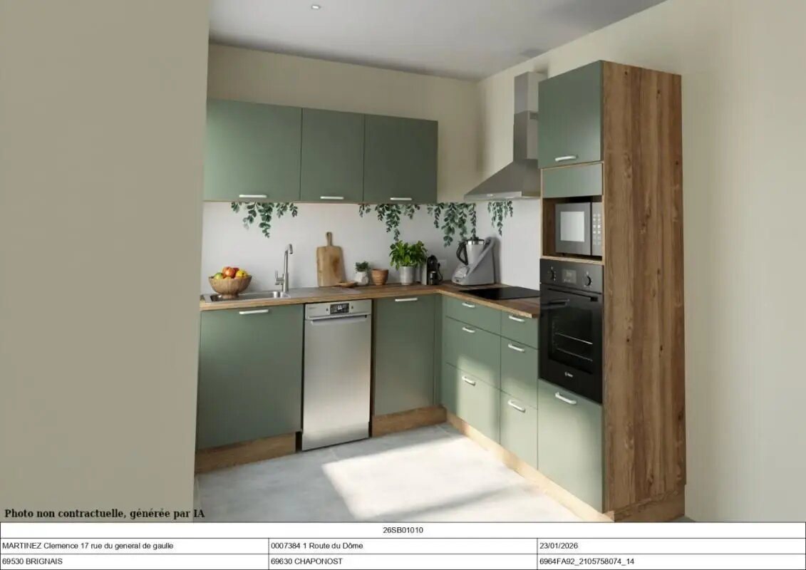 Appartement à louer, 45m², Brignais