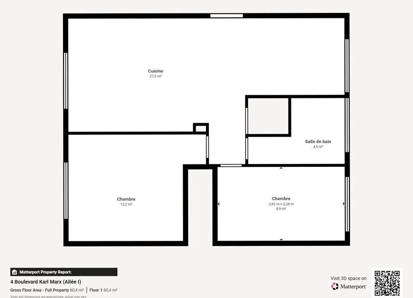 Appartement à louer, 56m², Saint-Etienne
