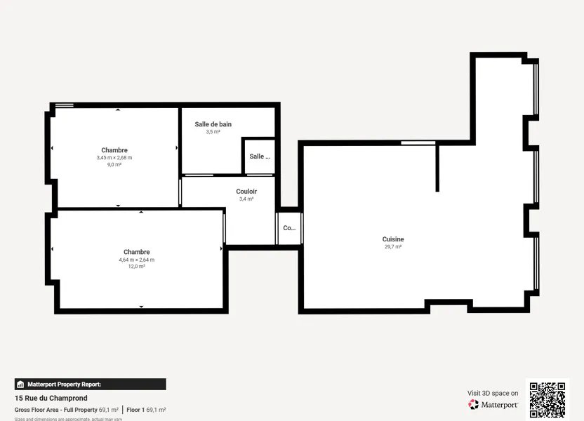 Appartement à louer, 57m², Saint-Étienne