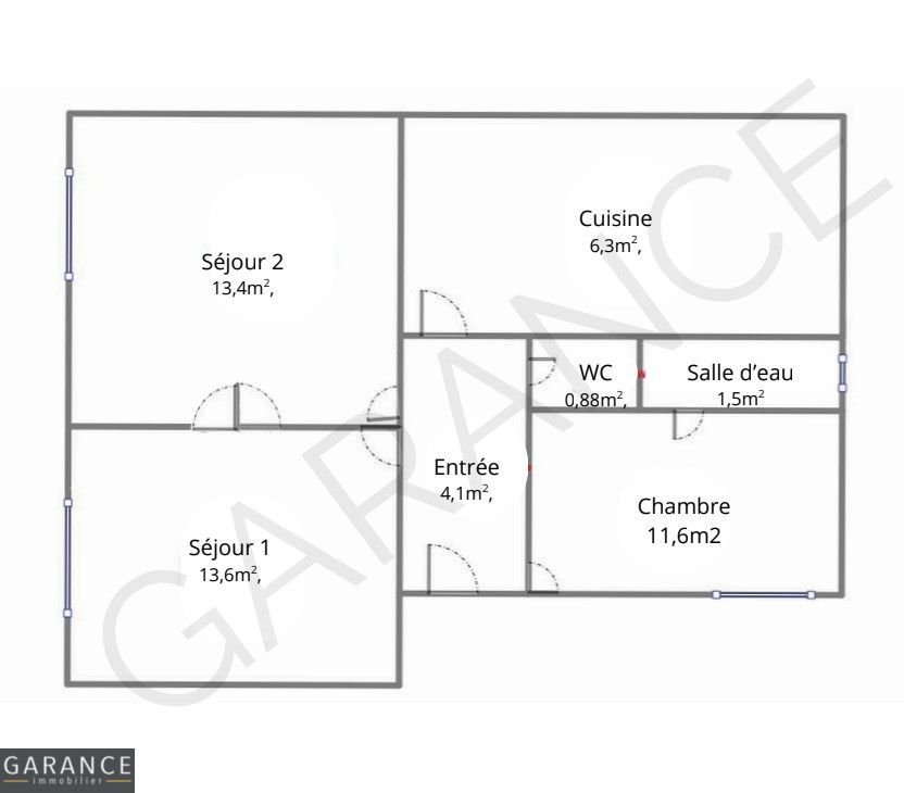 Appartement à vendre, 52m², Paris 12ème