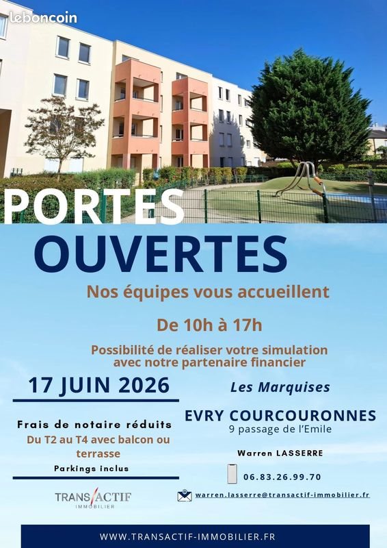 Appartement à vendre, 51m², Courcouronnes