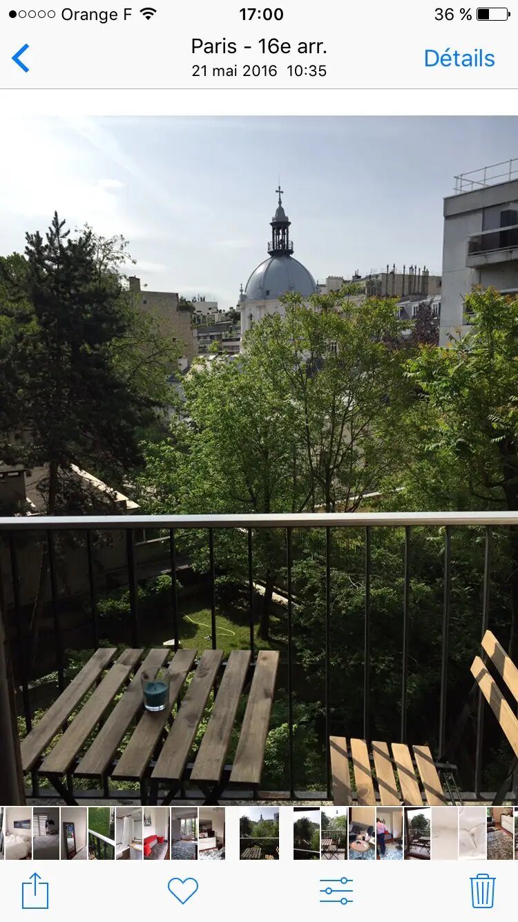 Appartement à louer, 45m², Paris 16ème