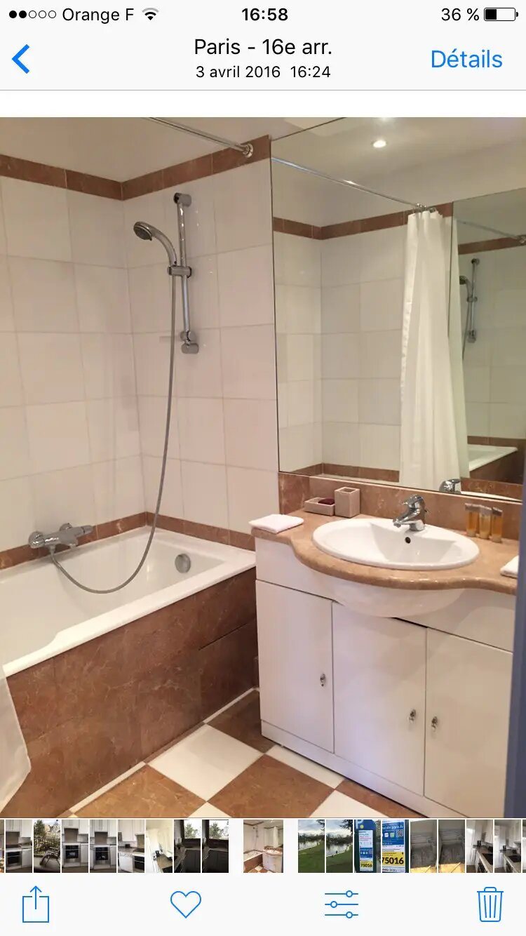 Appartement à louer, 45m², Paris 16ème