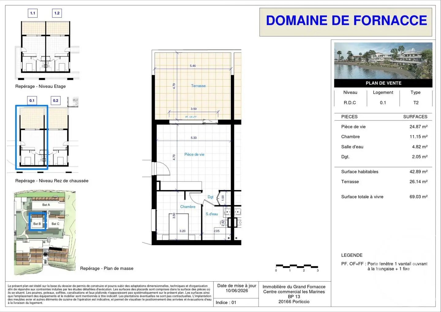 Appartement à vendre, 42m², Grosseto-Prugna