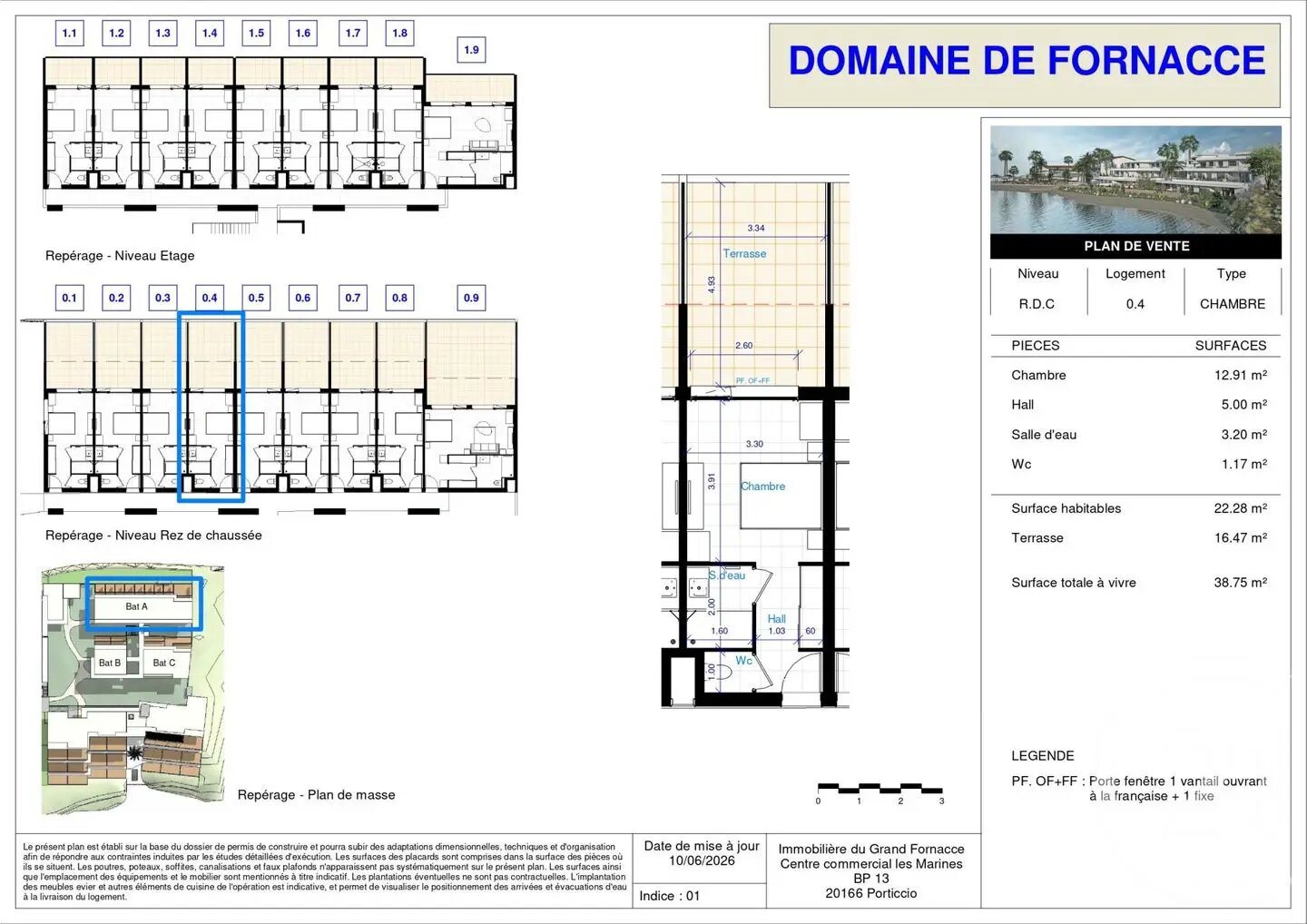 Appartement à vendre, 22m², Grosseto-Prugna