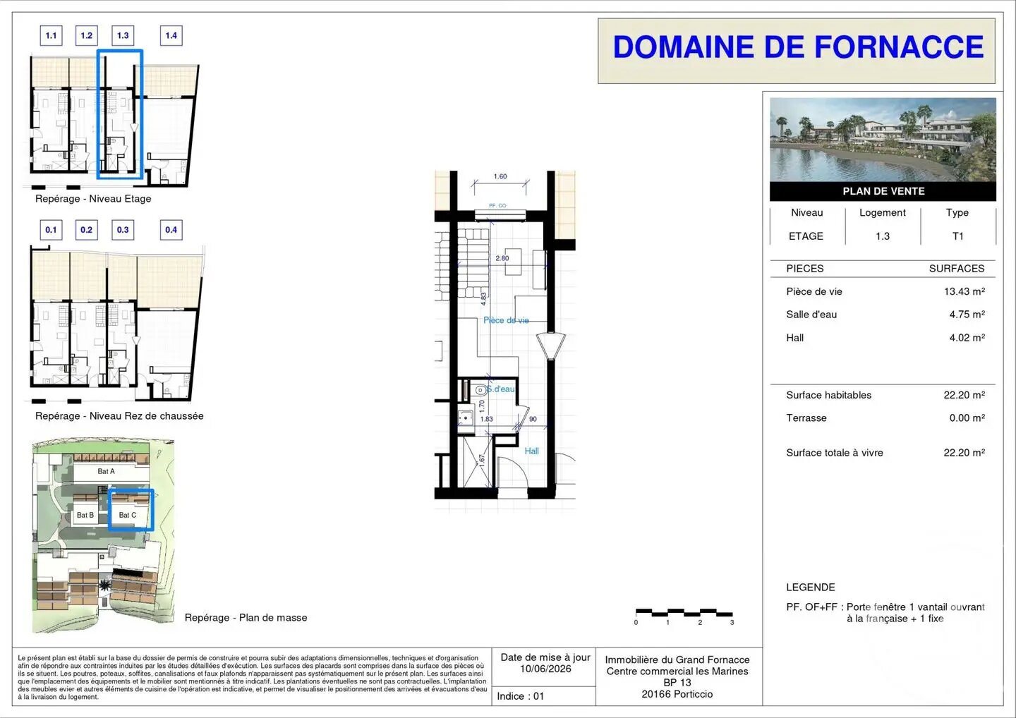 Appartement à vendre, 22m², Grosseto-Prugna