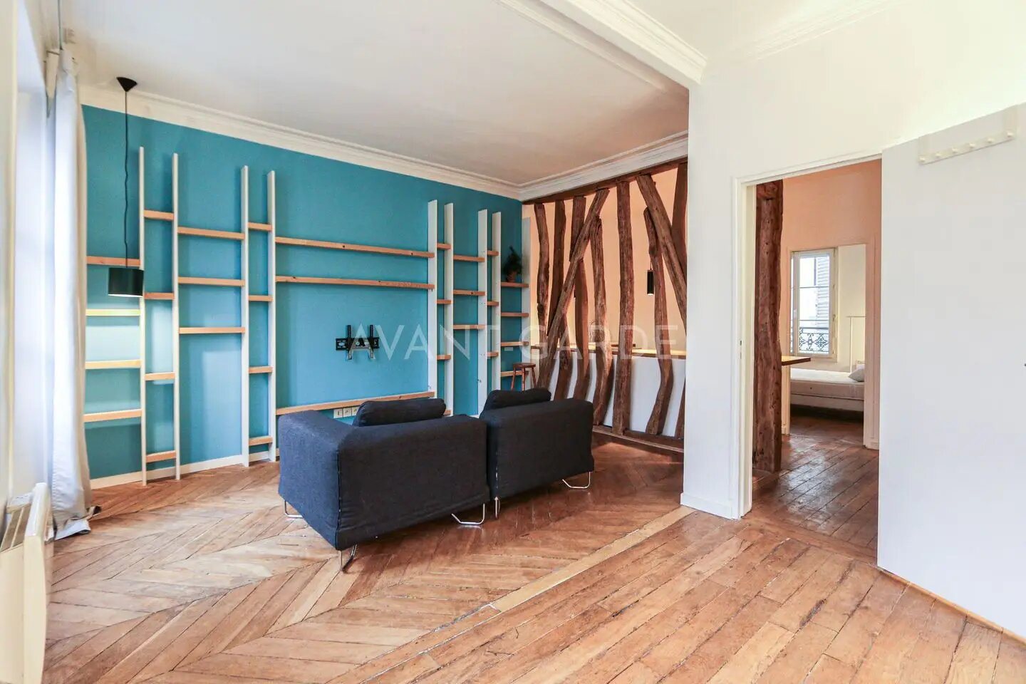 Appartement à louer, 49m², Paris 8ème