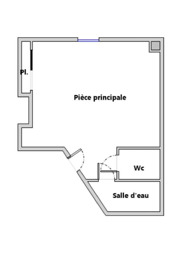 Appartement à vendre, 14m², Paris 18ème