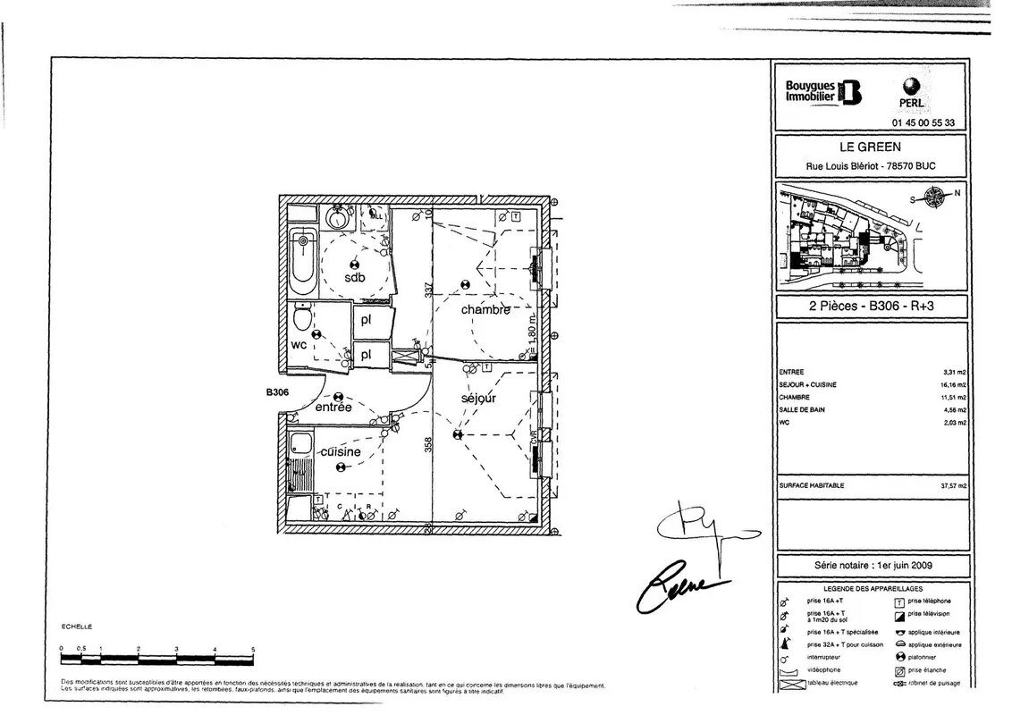 Appartement à vendre, 37m², Buc