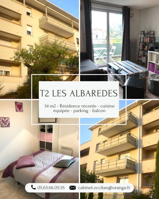 Appartement à louer, 34m², Montauban