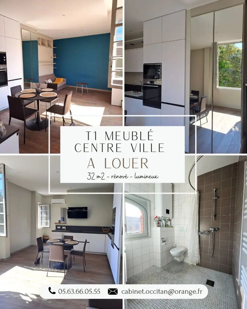 Appartement à louer, 32m², Montauban