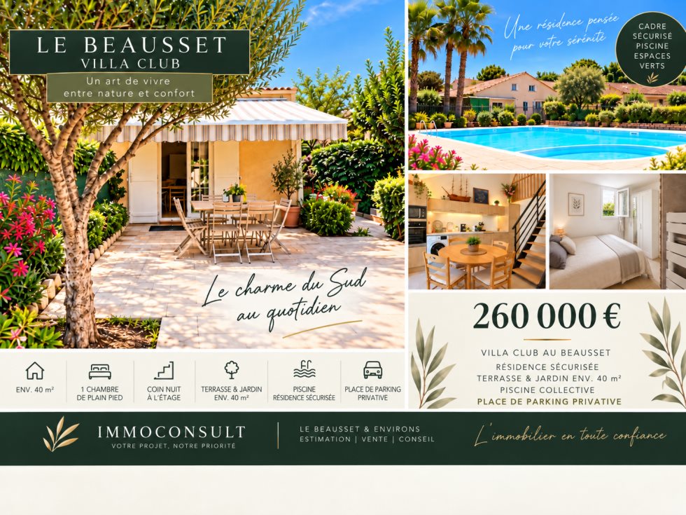 Maison à vendre, 40m², Le Beausset