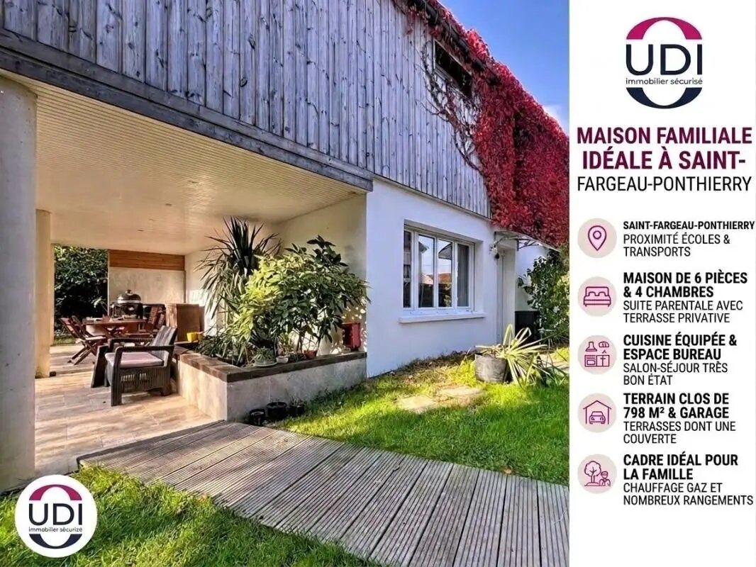 Maison à vendre, 173m², Saint-Fargeau-Ponthierry