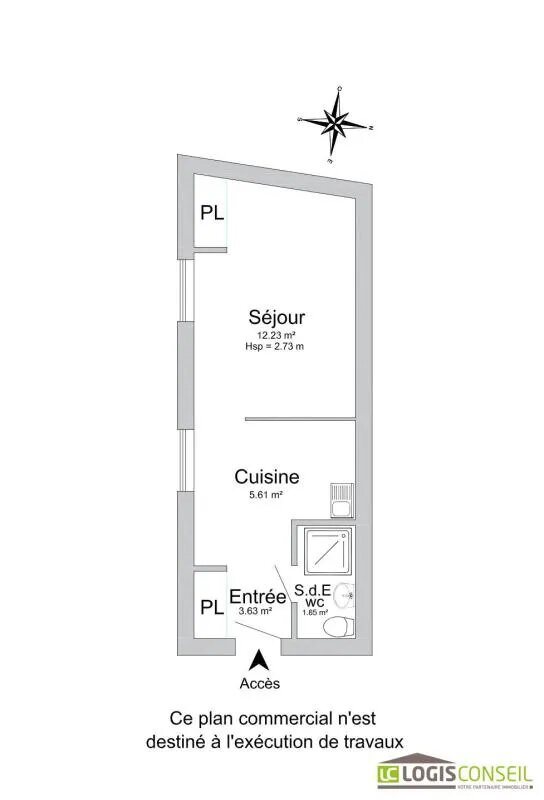 Appartement à vendre, 23m², Châtenay-Malabry