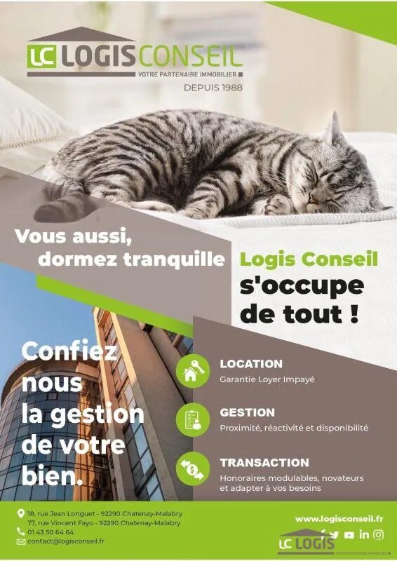 Appartement à louer, 44m², Châtenay-Malabry