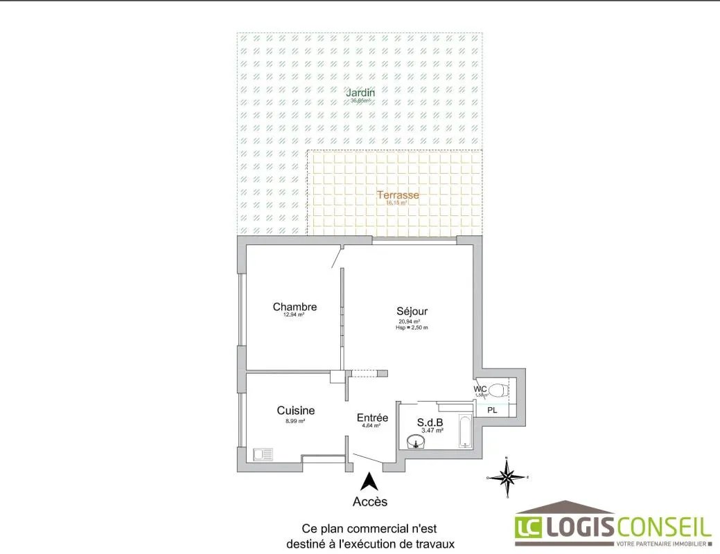 Appartement à vendre, 52m², Châtenay-Malabry