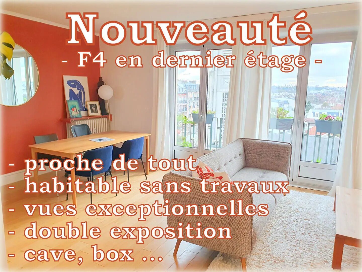 Appartement à vendre, 80m², Le Raincy