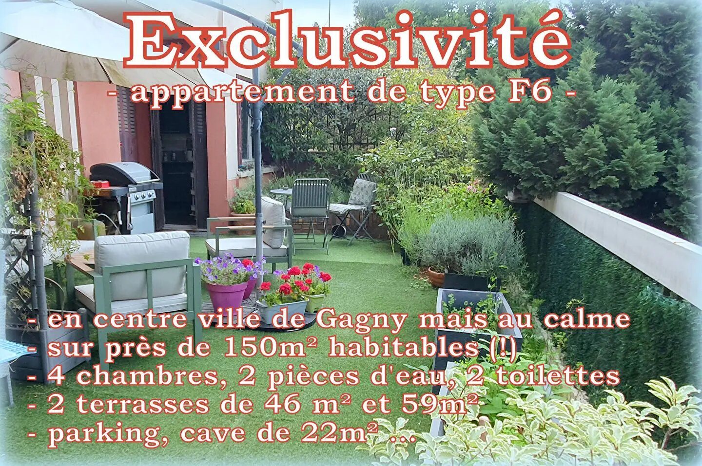 Appartement à vendre, 146m², Gagny