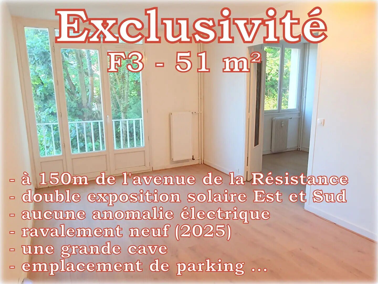 Appartement à vendre, 50m², Le Raincy