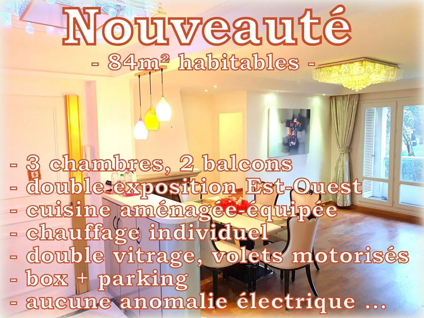 Appartement à vendre, 84m², Le Raincy