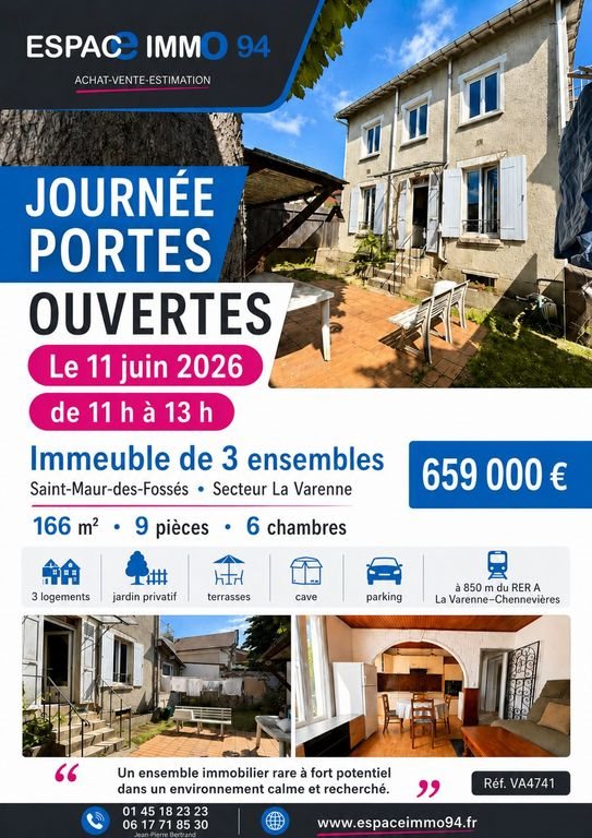 Appartement à vendre, 166m², Saint-Maur-des-Fossés