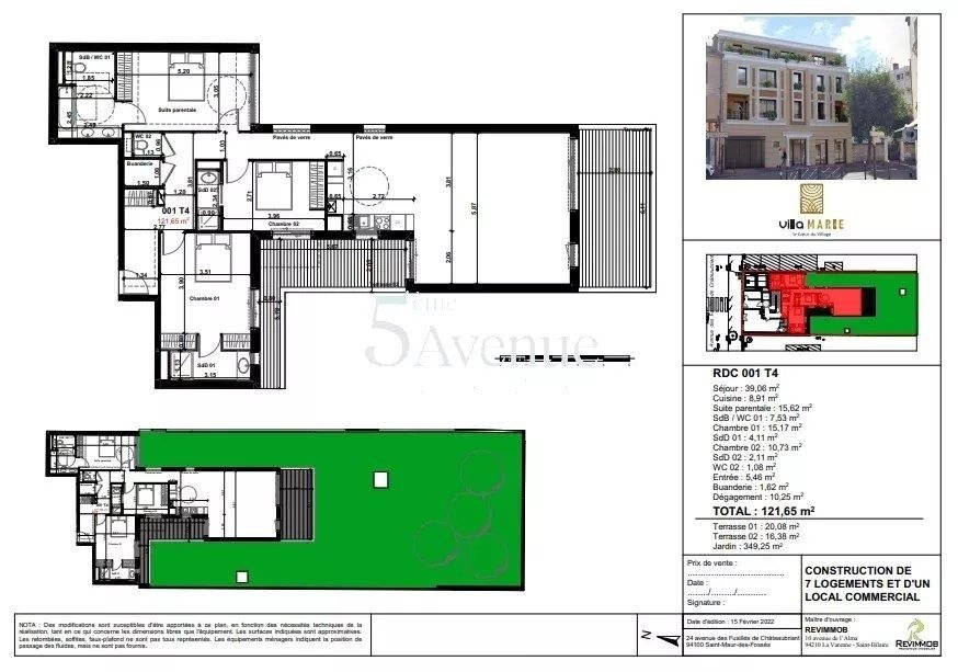 Appartement à vendre, 122m², Saint-Maur-des-Fossés