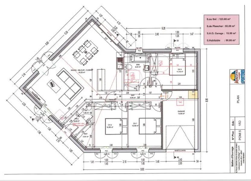 Maison à louer, 90m², Périgny