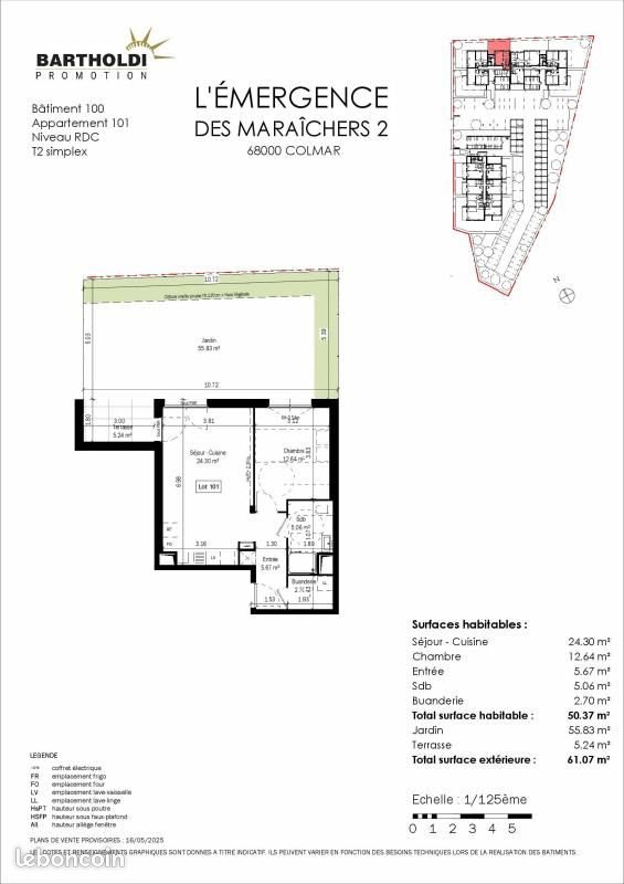 Appartement à vendre, 50m², Colmar